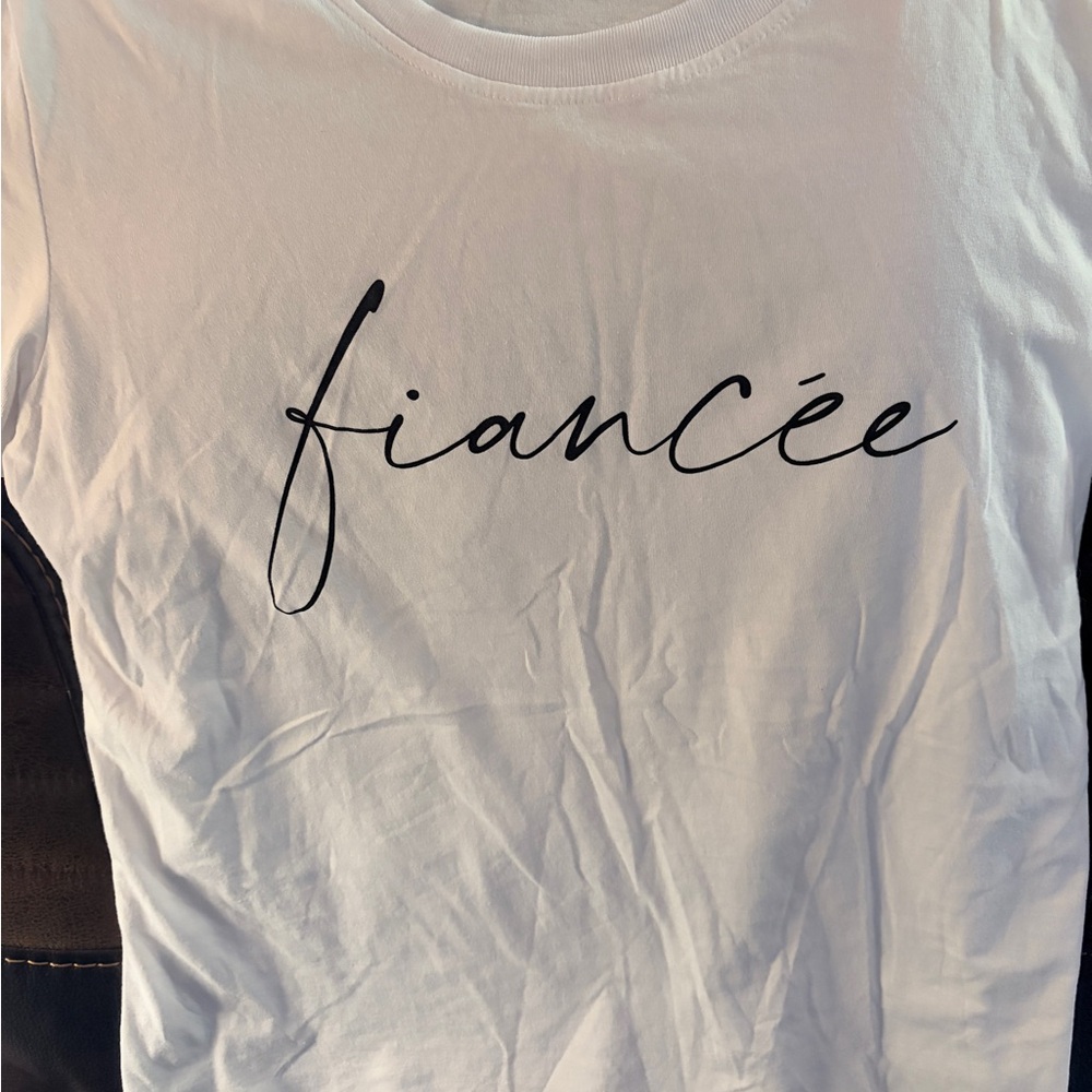 White Fiancée Graphic Tee